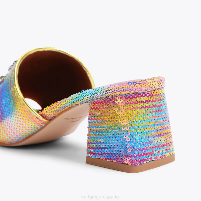 Kurt Geiger mujer Ojo de bloque de oliva de Londres 2LPR293 | calzados varios/otros